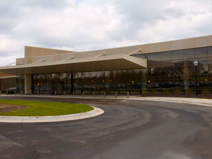 exterior view of the east Ann Arbor campus 