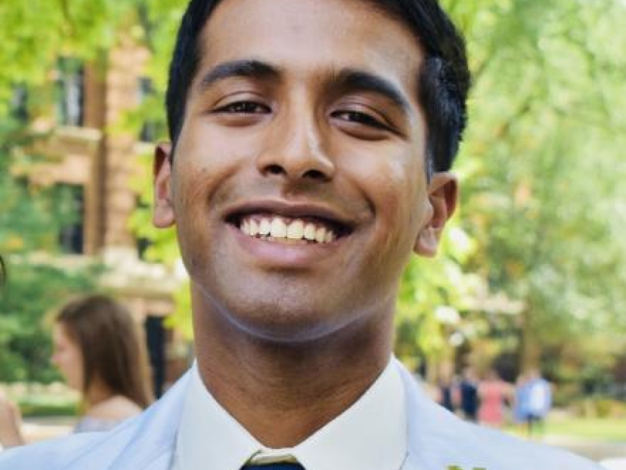 A photo of a man smiling