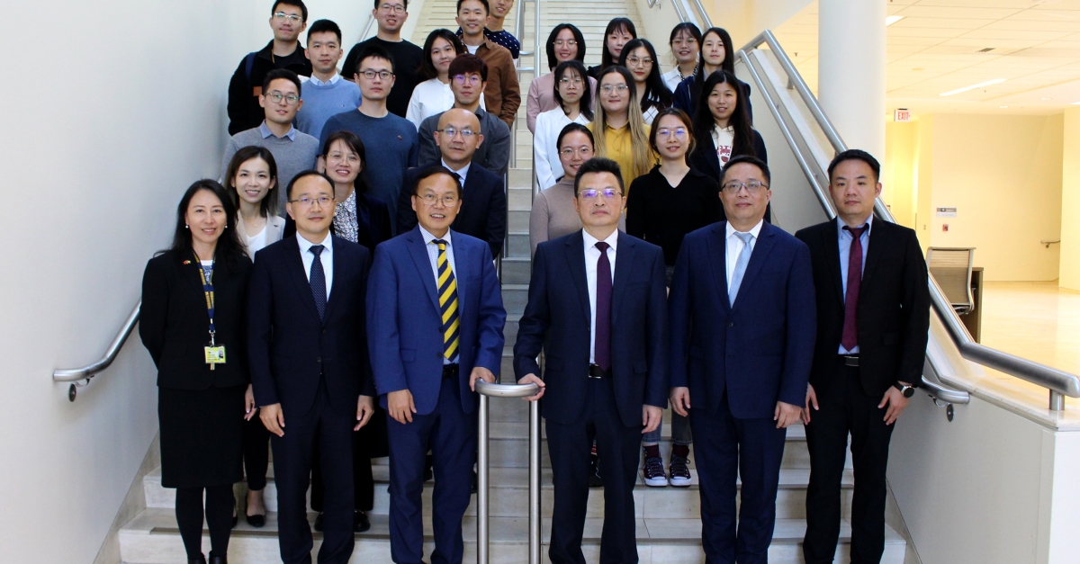 UMMS delegation from partner school in China University of