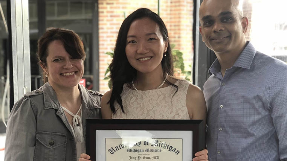 Allergy fellows pose for a photo